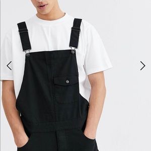 ASOS Black Skinny Overalls